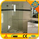 8mm thickness curved tempered float glass for 900*900mm shower enclosure